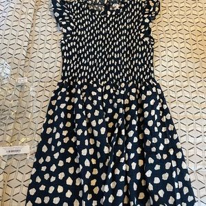 Vicidolls Printed Smocked Mini Dress